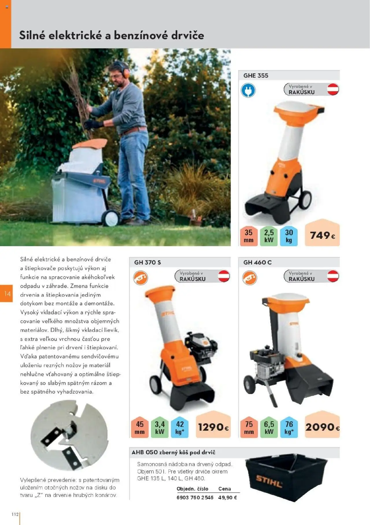 Náhľad STIHL letáku platného od 29.09.2025 - Kôš, Drvič