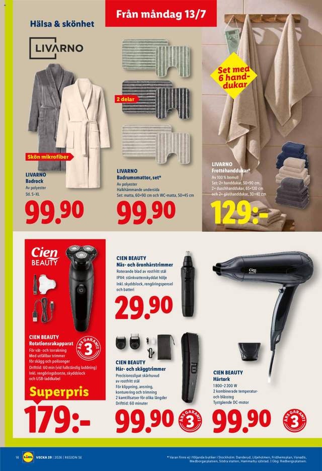 Nytt Lidl reklamblad från 13/07