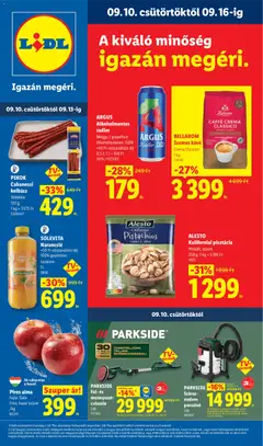 Lidl - Lidl akciós újság megtekintése, amely érvényes 2026.09.10.-től
