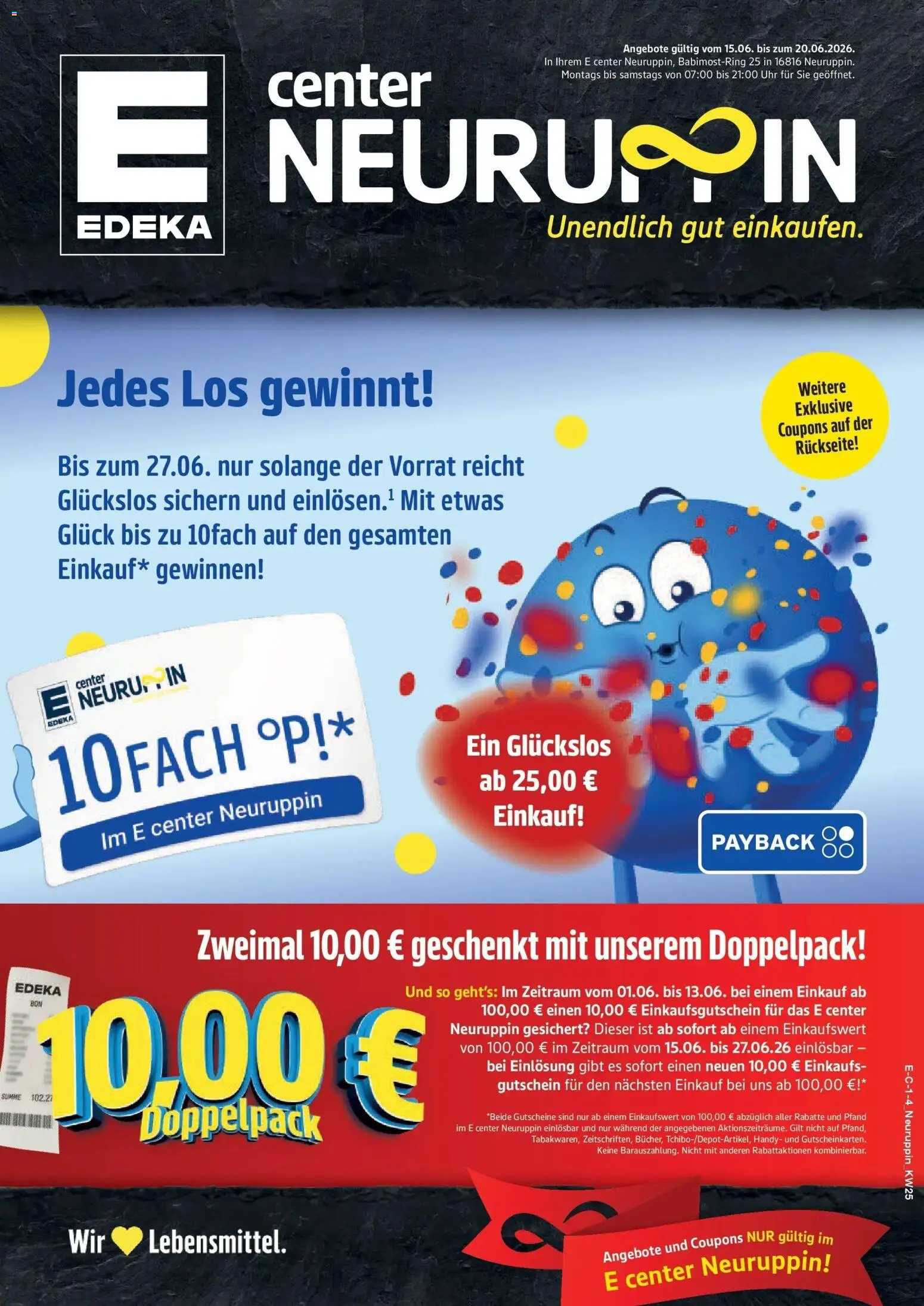 Vorschau von dem Prospekt des Geschäftes Edeka, gültig ab dem 14.06.2026 - Uhr