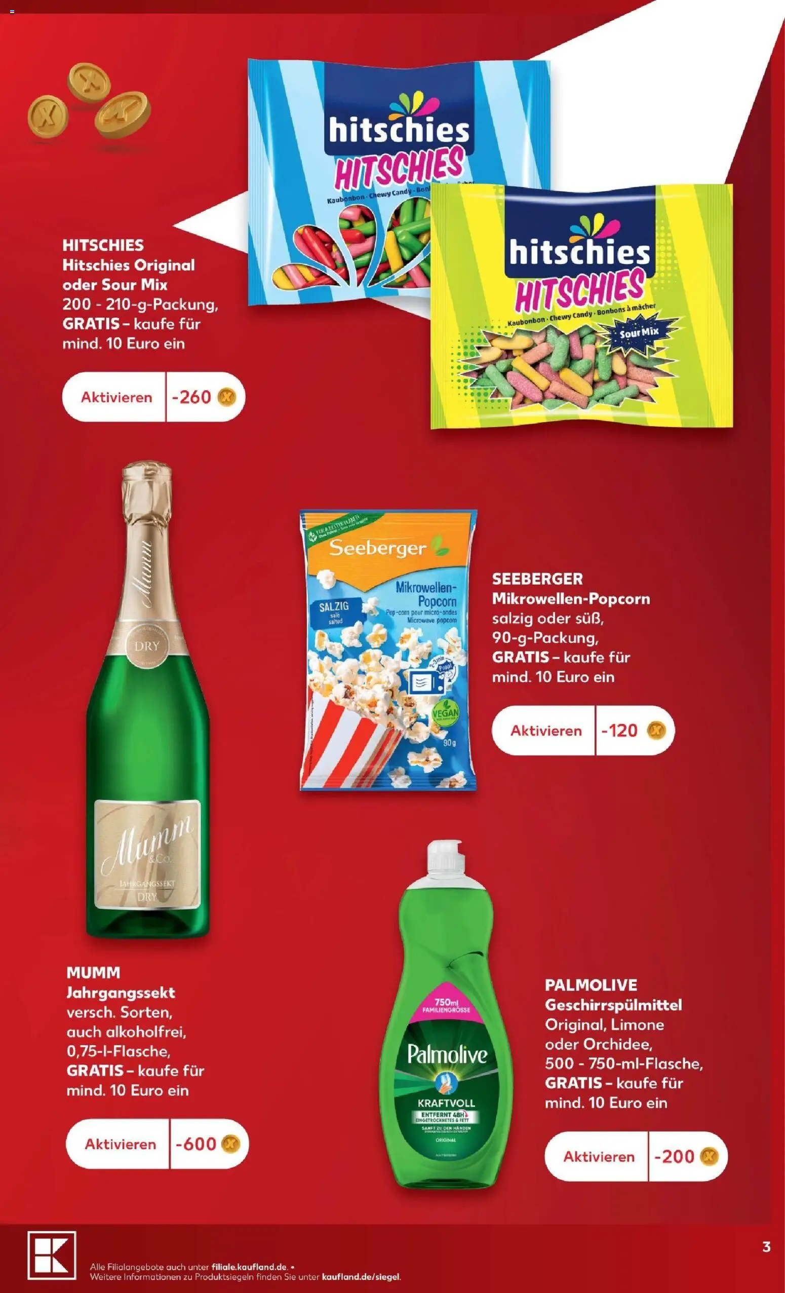 Vorschau von dem Prospekt des Geschäftes Kaufland, gültig ab dem 12.10.2026 - Popcorn, Geschirrspülmittel