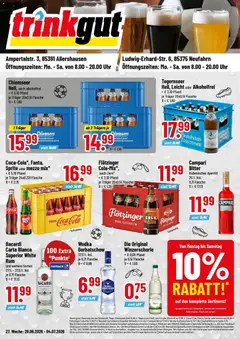 Vorschau von dem Prospekt des Geschäftes Trinkgut, gültig ab dem 28.06.2026