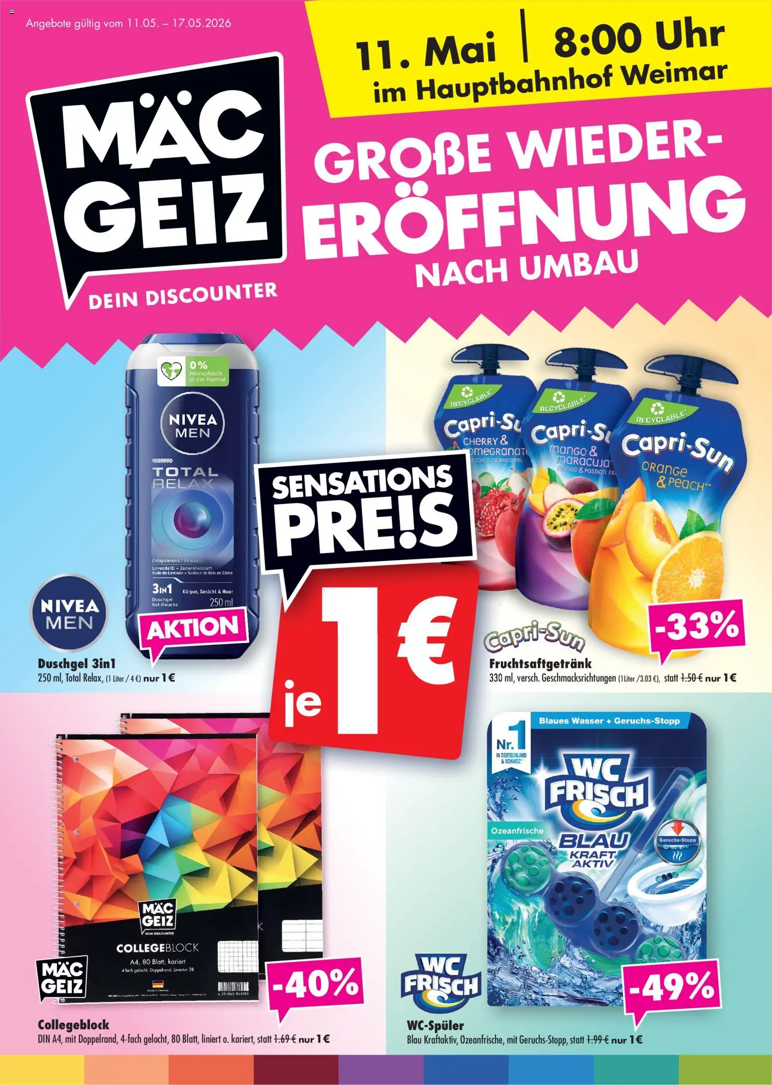 Vorschau von dem Prospekt des Geschäftes Mäc Geiz, gültig ab dem 11.05.2026