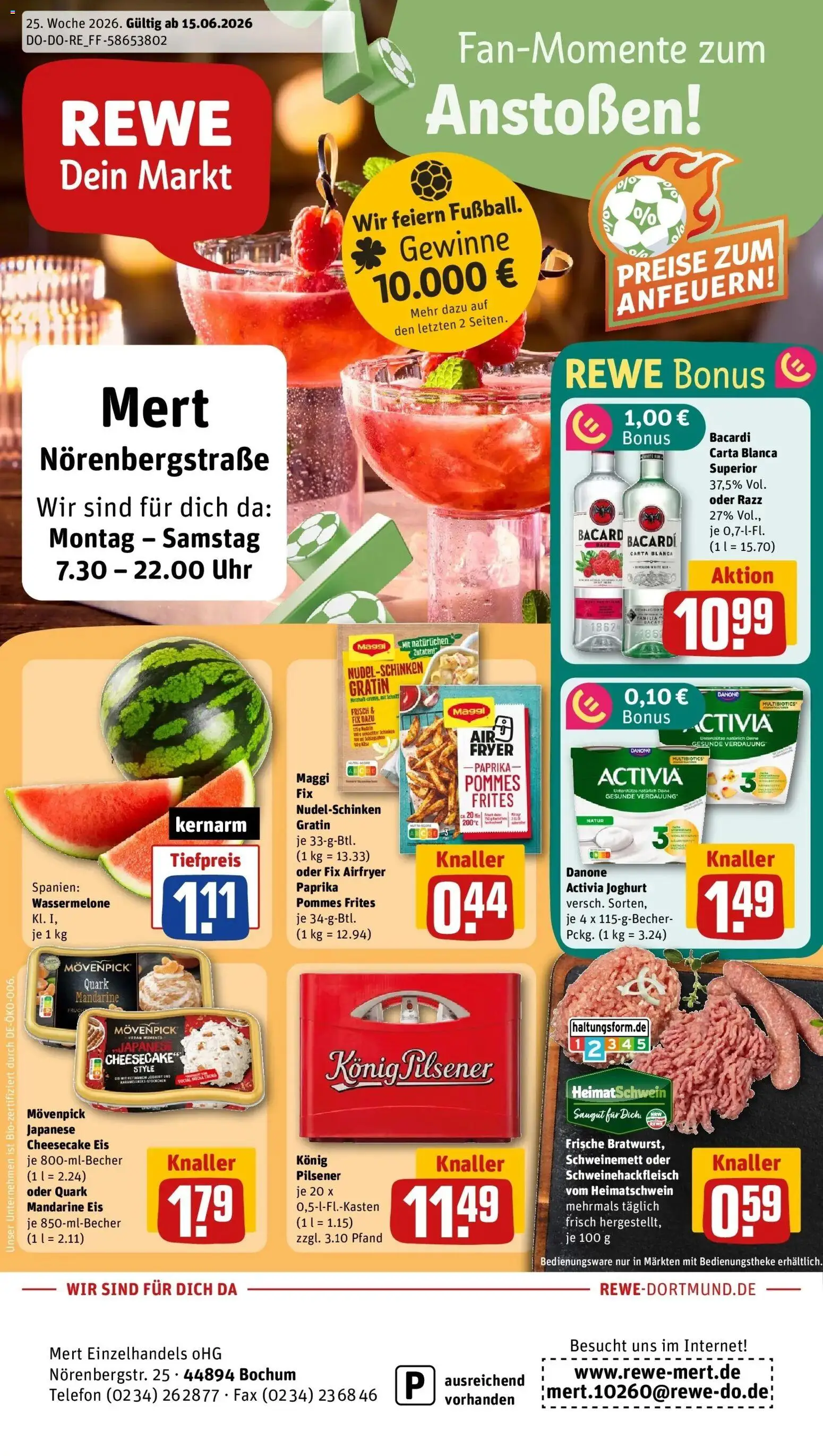 Vorschau von dem Prospekt des Geschäftes Rewe, gültig ab dem 14.06.2026