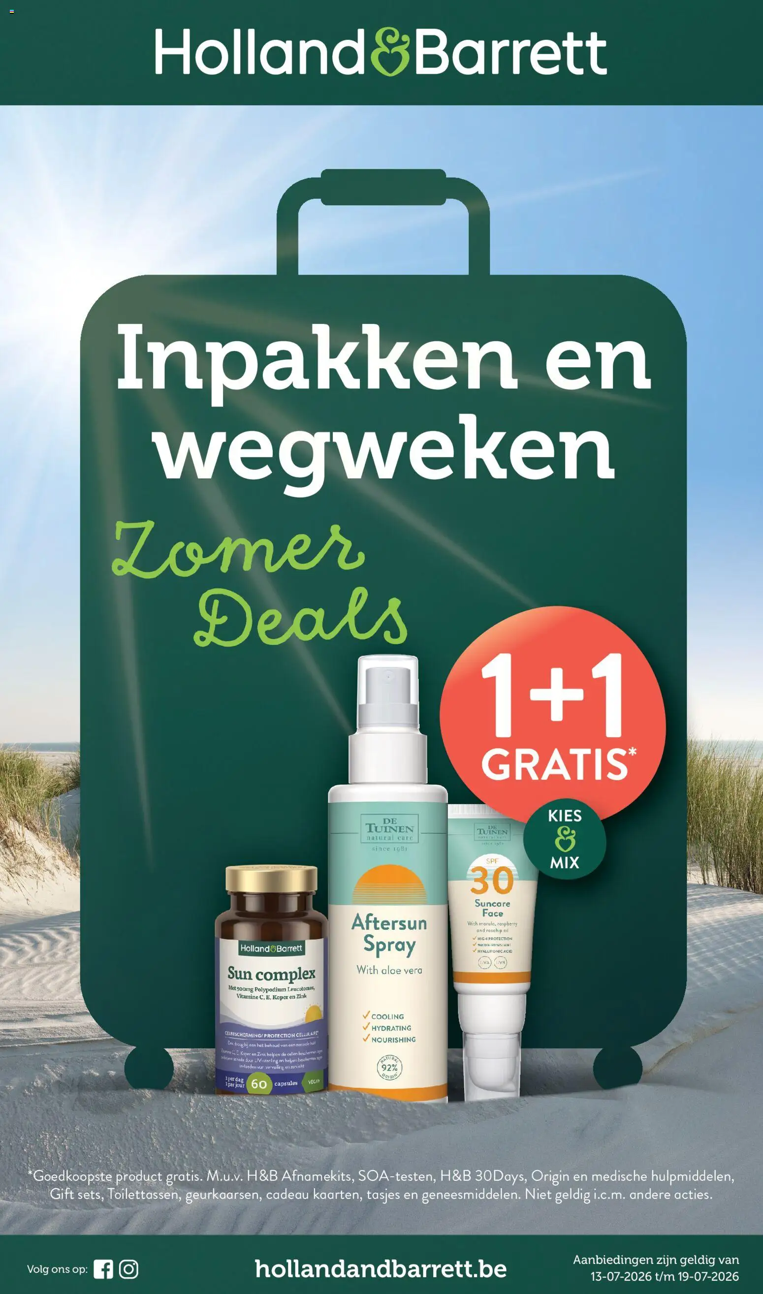 Voorbeeld van Holland & Barrett Folder / Publicité van winkel Holland & Barrett geldig vanaf 13/07/2026 - Capsules, Aloë Vera