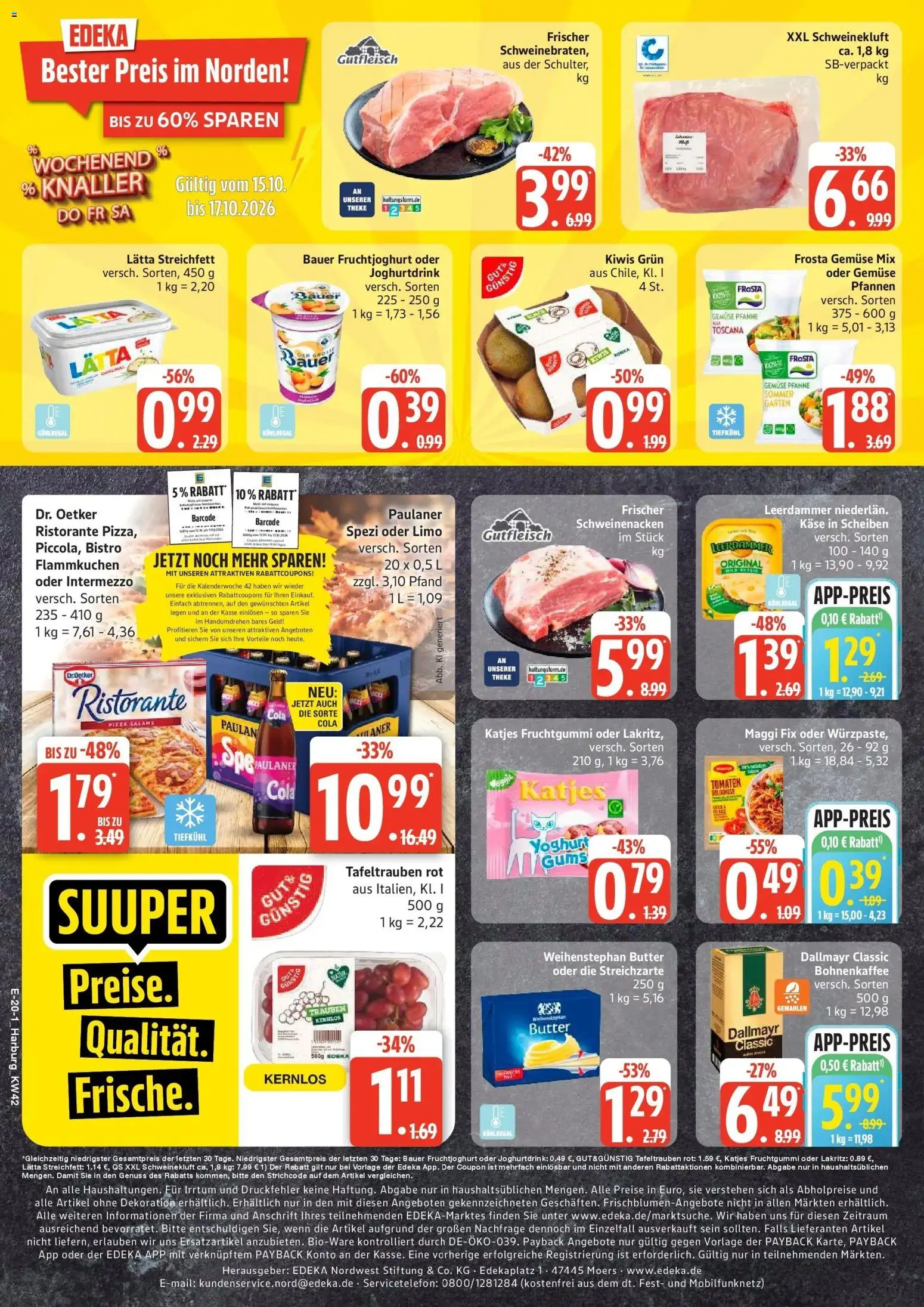 Vorschau von dem Prospekt des Geschäftes Edeka, gültig ab dem 12.10.2026