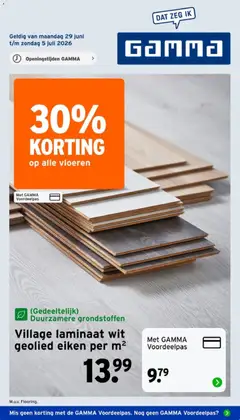 Voorbeeld van GAMMA folder van winkel GAMMA geldig vanaf 29-06-2026