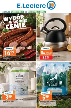Pogląd gazetki "E.Leclerc gazetka - Zamość" ze sklepu E.Leclerc ważnej od 05.05.2026