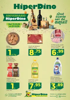 Vista previa del folleto de la tienda HiperDino válido desde el 13/10/2026 