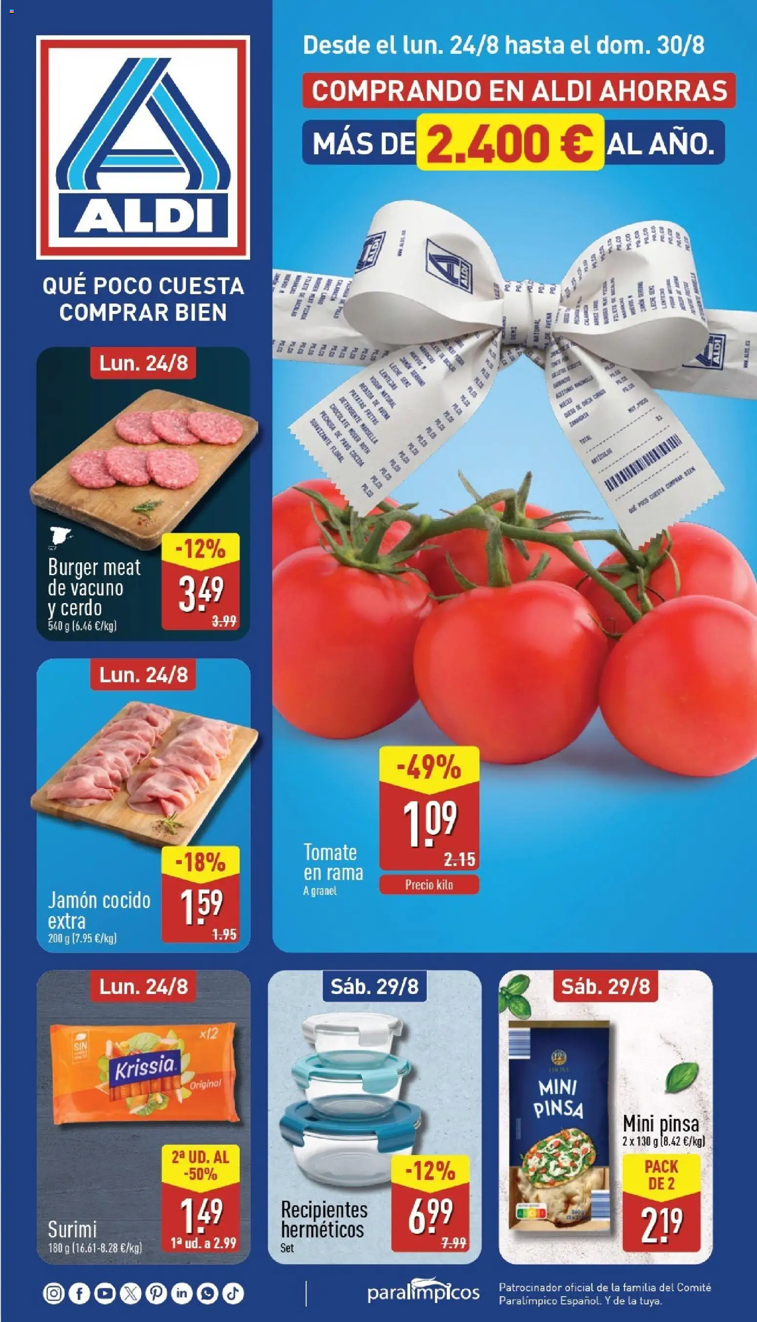 Vista previa del folleto de la tienda Aldi válido desde el 24/08/2026 