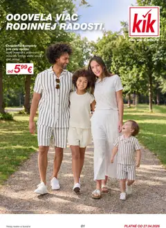 Náhľad Kik letáku platného od 27.04.2026