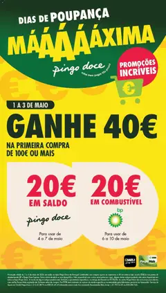 Pré-visualização do folheto da loja Pingo Doce válida a partir de 01/05/2026