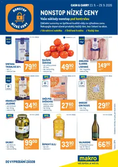 Náhled nabídky: Makro Makro leták - Nonstop nízké ceny platný od 23.09.2026