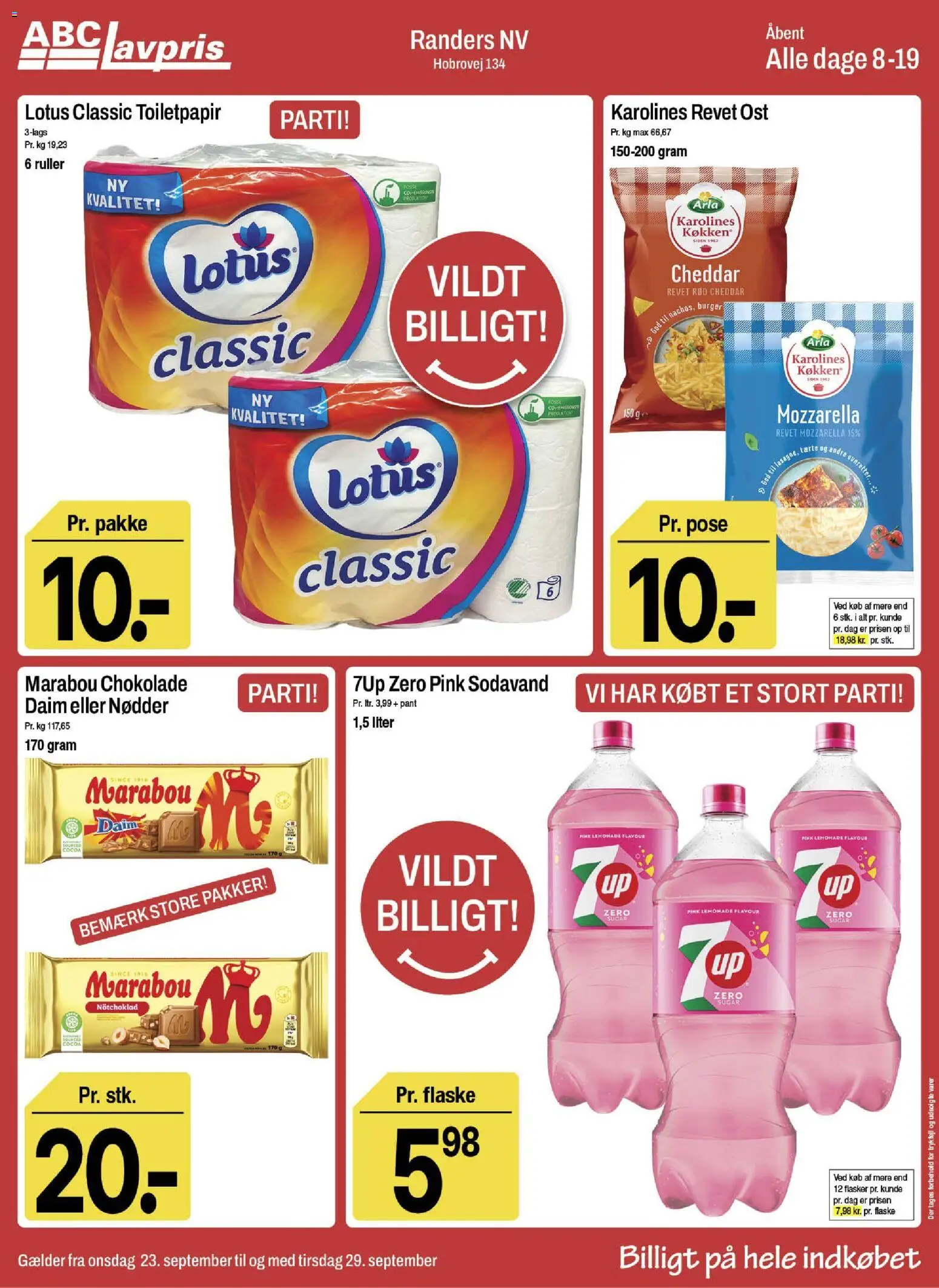 Eksempel på tilbudsavis Abc Lavpris - Tilbudsavis fra butik Abc Lavpris gyldig fra 23/09/2026