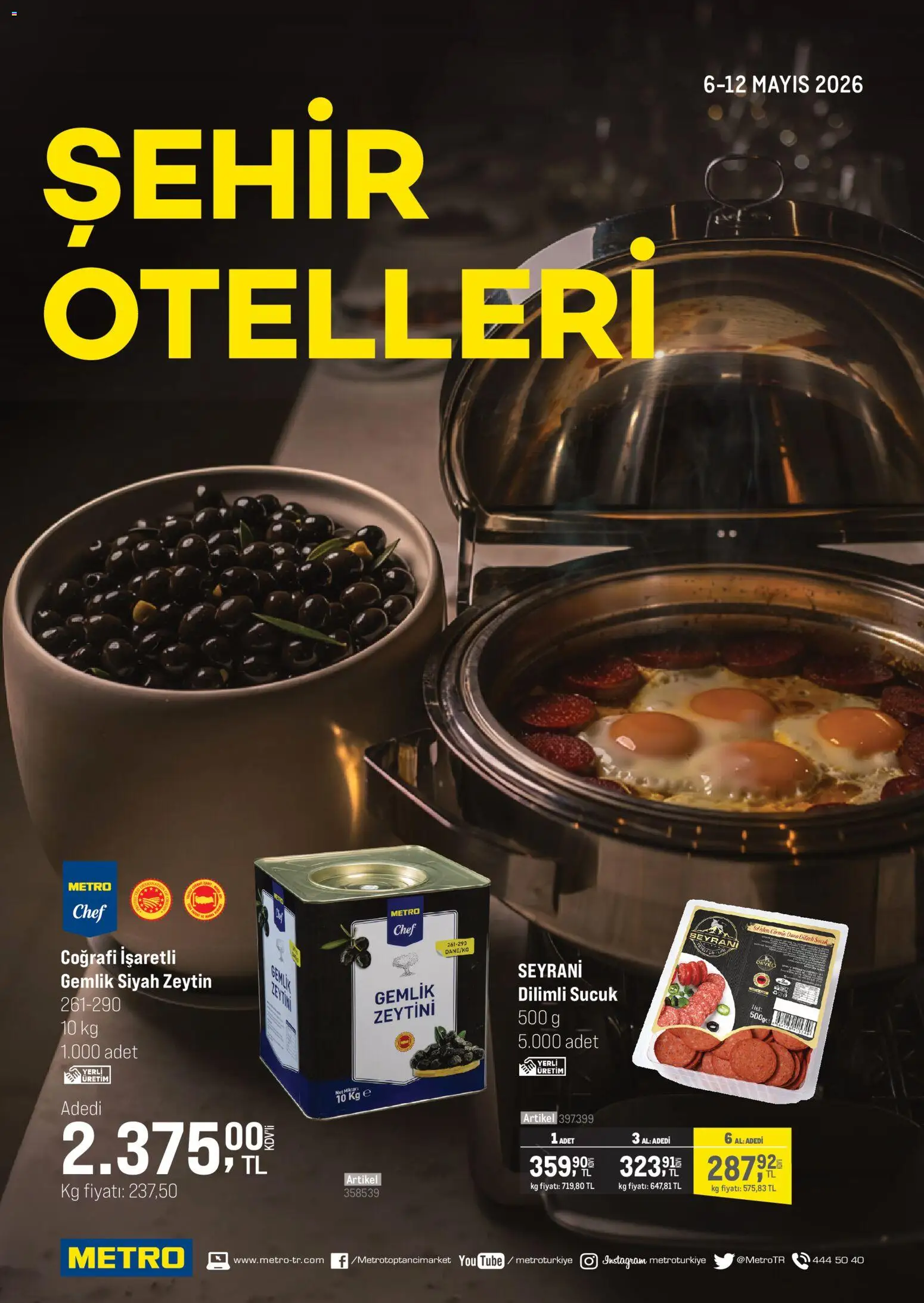 Metro Metro - Şehir Otelleri 06.05.2026 - Broşürünün önizlemesi