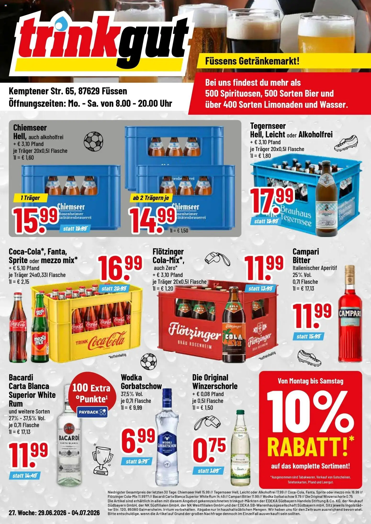 Vorschau von dem Prospekt des Geschäftes Trinkgut, gültig ab dem 28.06.2026