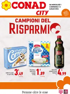 Anteprima dell'opuscolo Conad volantino City Piemonte dal negozio Conad valido da 01/07/2026