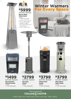 Preview of House and Home flyer valid from 11/05/2026