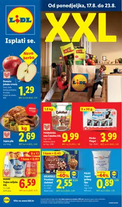 Pregled letka Lidl Katalog trgovine Lidl vrijedi od 17.08.2026