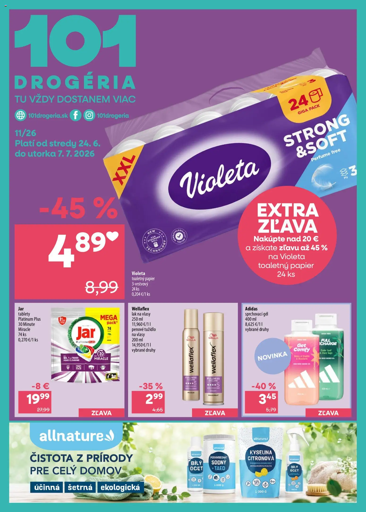 Náhľad 101 drogerie letáku platného od 24.06.2026