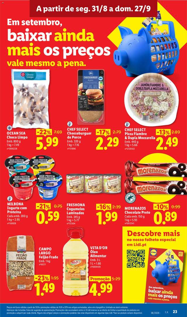 Novo folheto Lidl a partir de 14/09