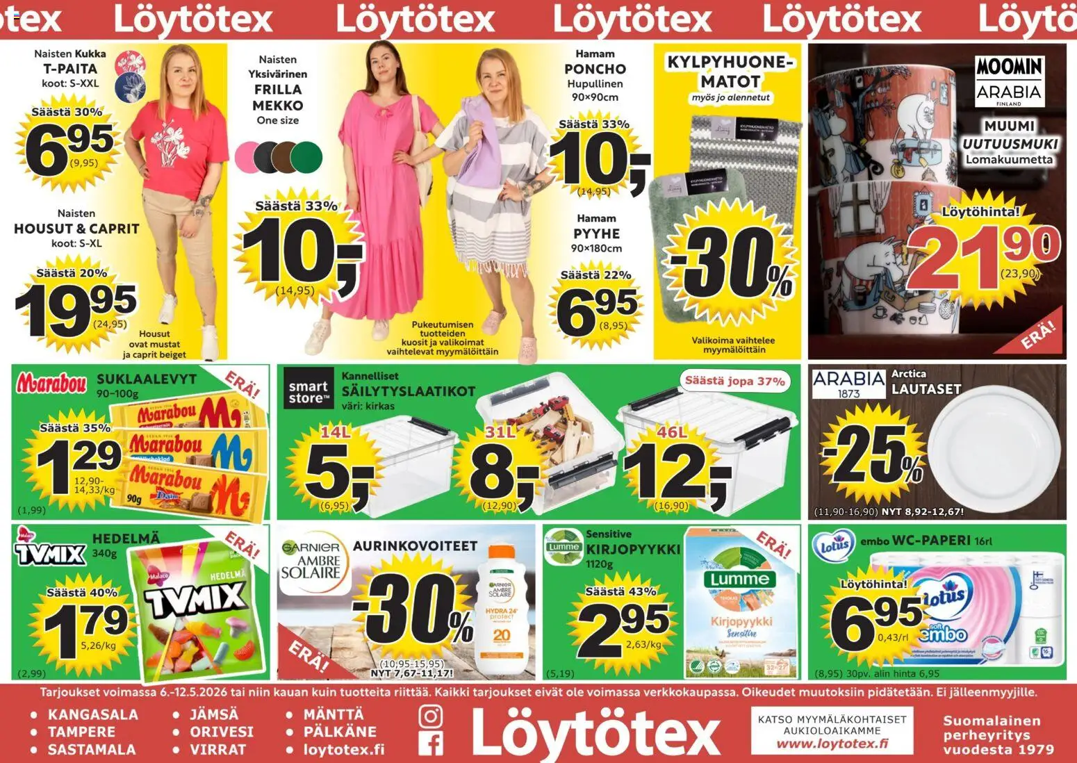 Kaupan Löytötex Löytötex tarjoukset esikatselu, voimassa 06/05/2026