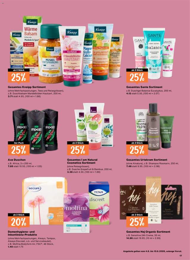 Neue Migros Aktionen ab 04.06.