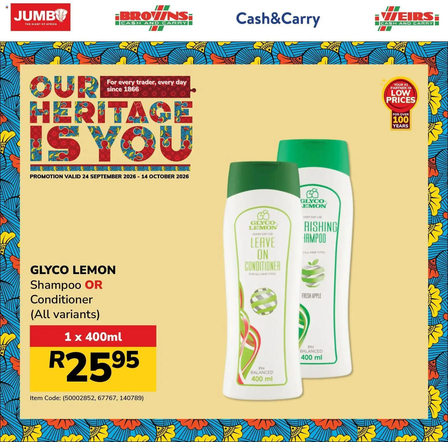Preview of Jumbo flyer valid from 08/10/2026 - Lemon, Shampoo, Conditioner