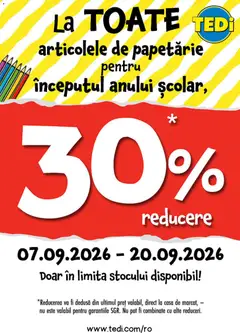 Previzualizarea de cataloage: TEDi TEDi Catalog valabil de la 07.09.2026