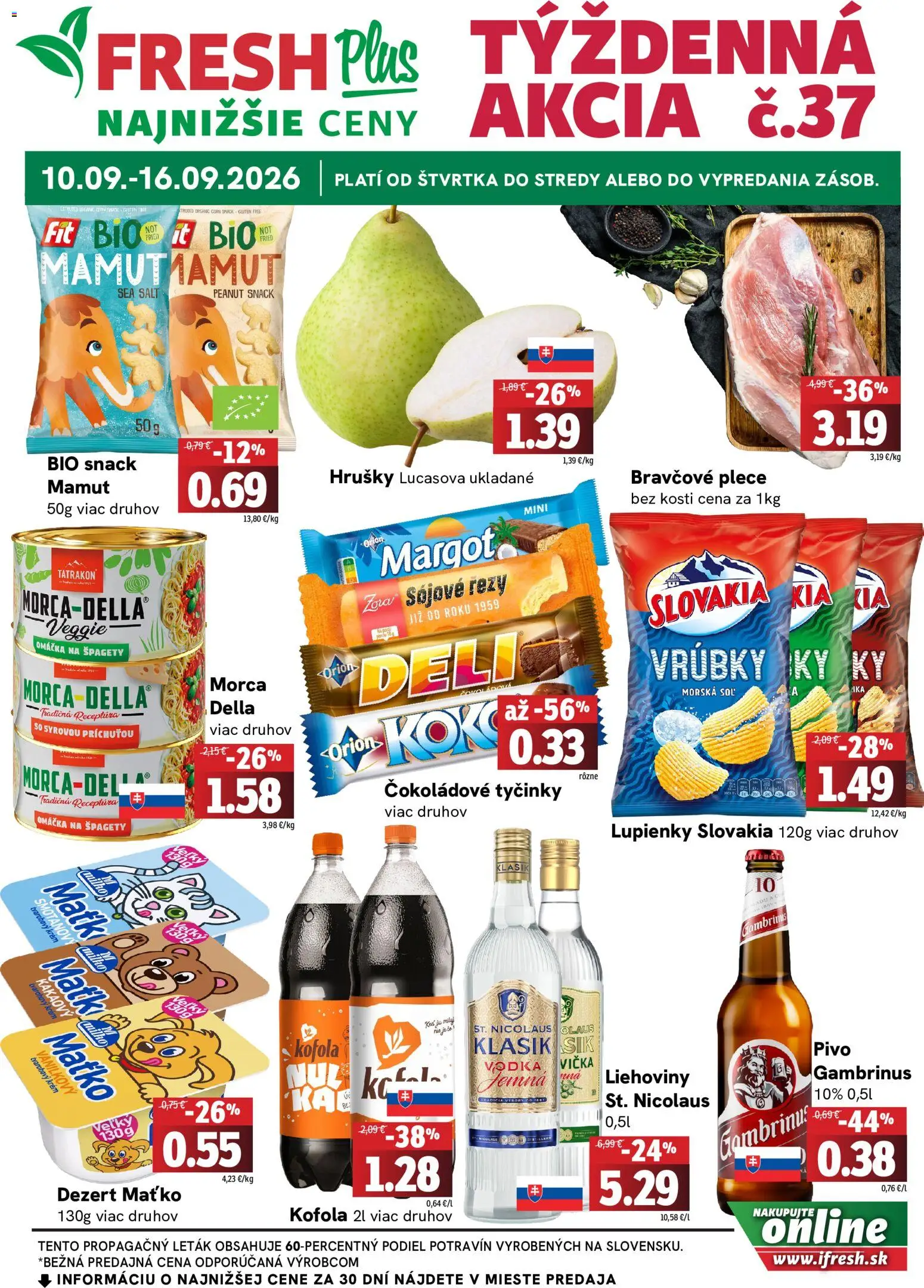 Náhľad Fresh letáku platného od 10.09.2026