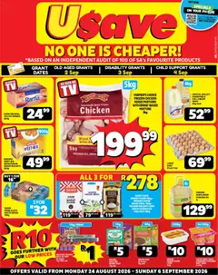 Preview of Usave flyer valid from 24/08/2026