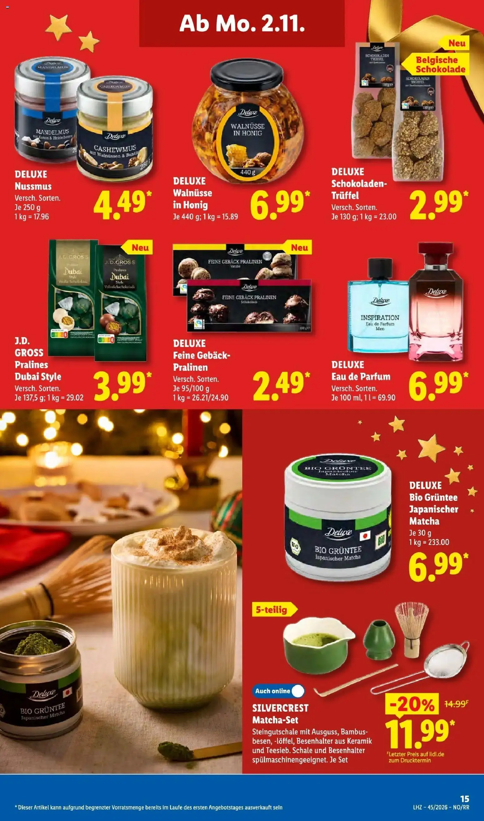 Vorschau von dem Prospekt des Geschäftes Lidl, gültig ab dem 02.11.2026