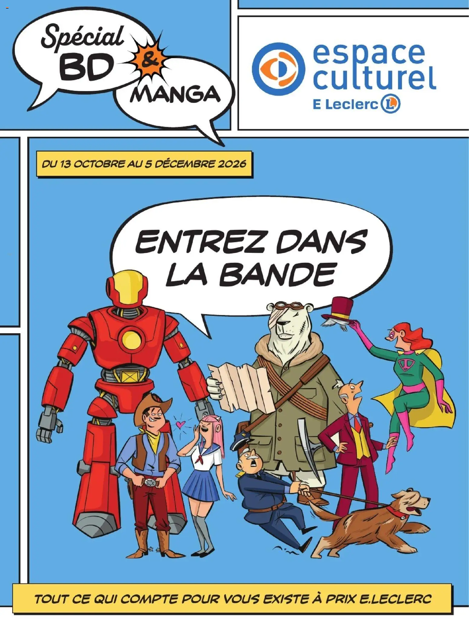 Prévisualisation de E.Leclerc Spécial BD du magasin E.Leclerc formulaire valide 13/10/2026 - Manga