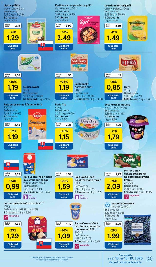 Nový Tesco leták od 07.10.