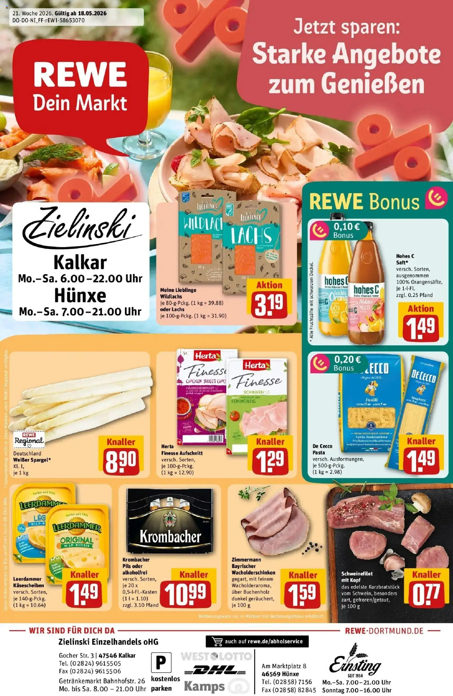 Vorschau von dem Prospekt des Geschäftes Rewe, gültig ab dem 17.05.2026