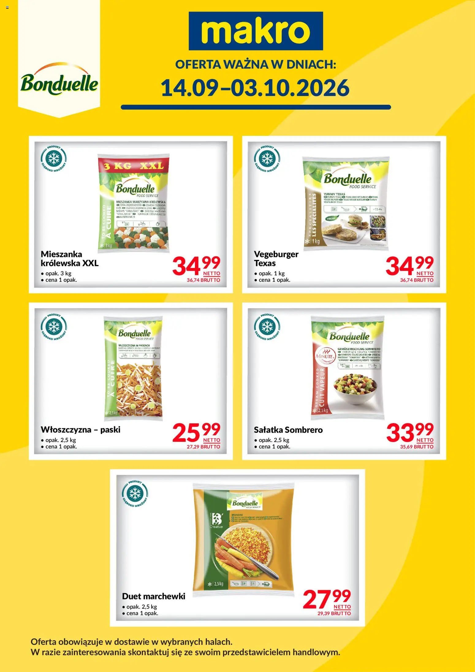 Pogląd gazetki "Makro gazetka - Bonduelle" ze sklepu Makro ważnej od 14.09.2026
