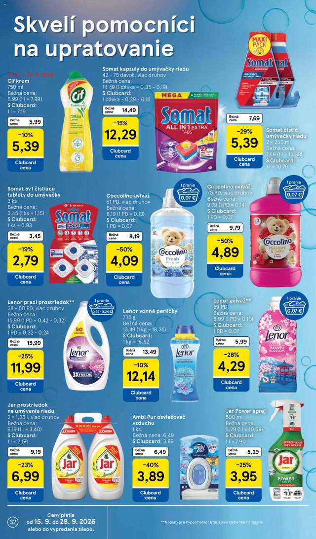 Nový Tesco leták od 16.09.