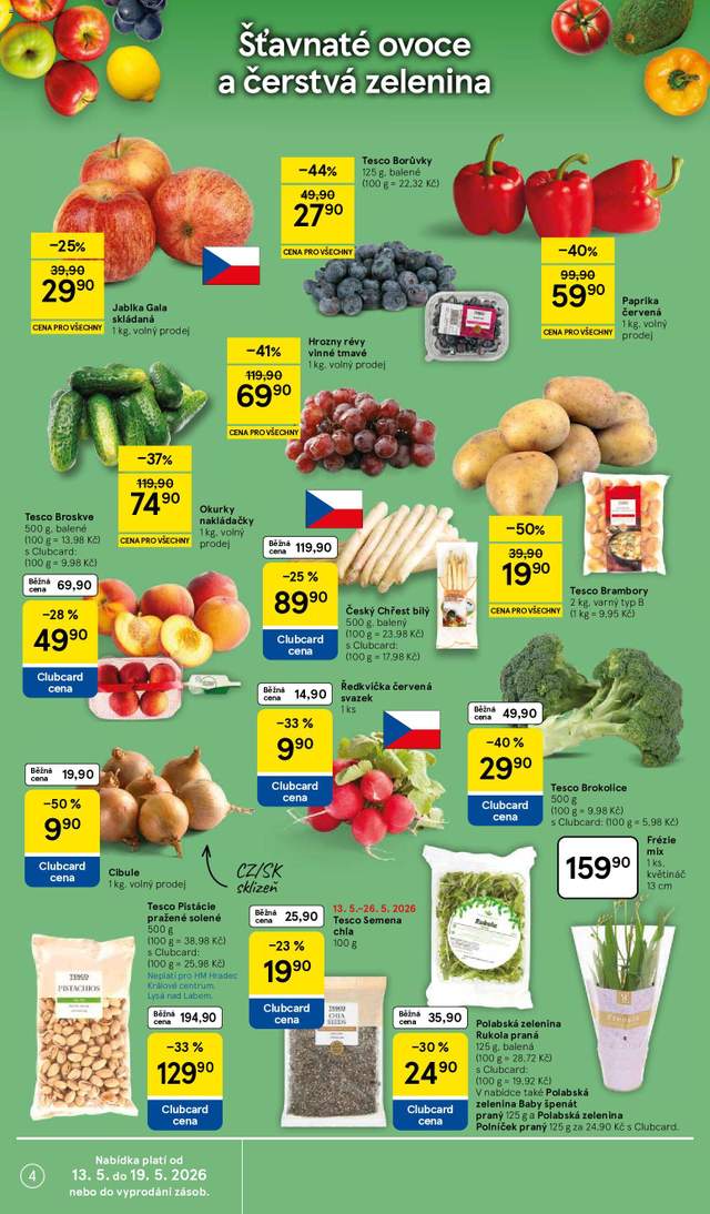 Nový Tesco leták od 13.05.
