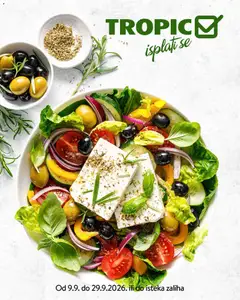Pregled letka Tropic katalog trgovine Tropic vrijedi od 09.09.2026