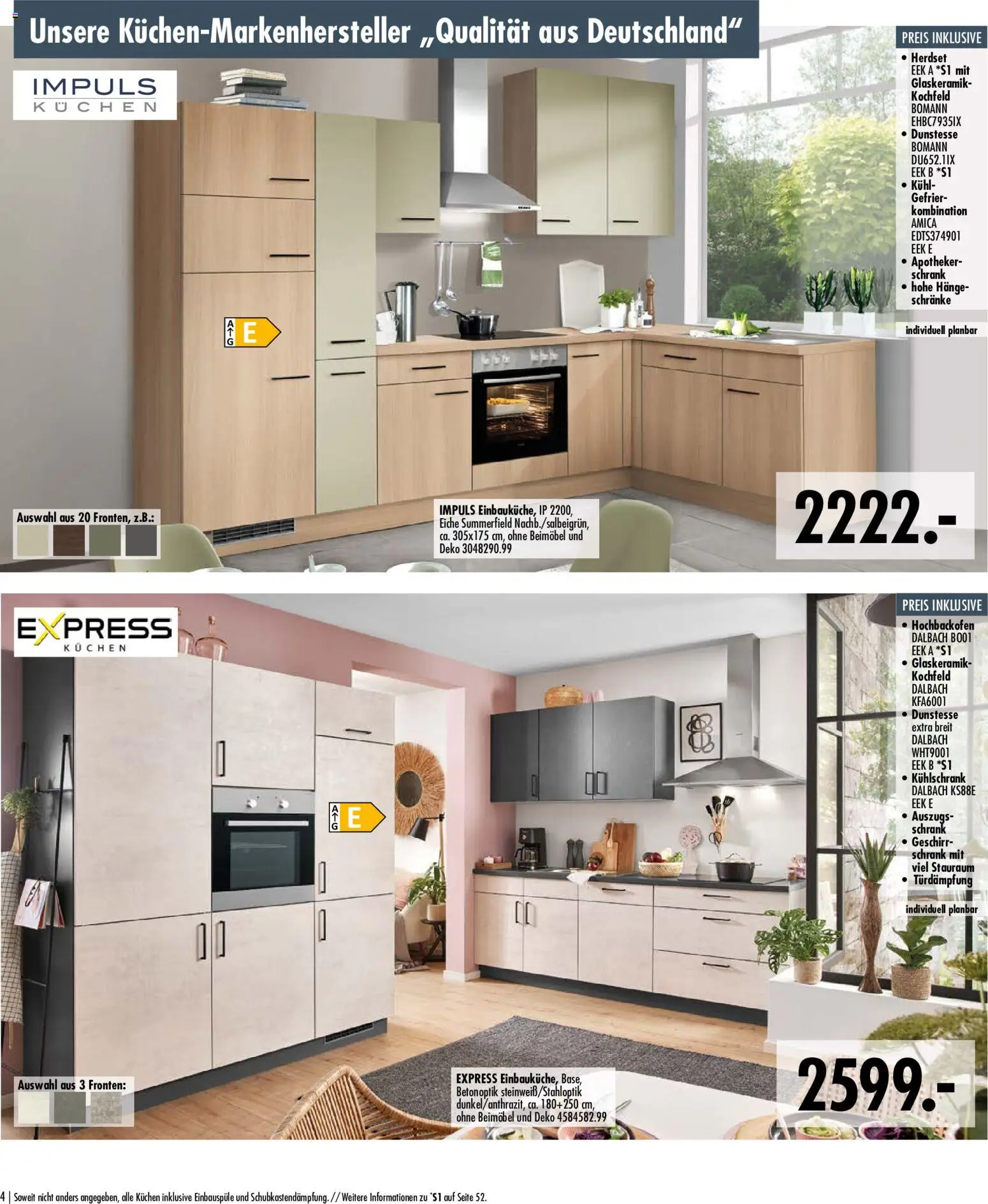 Vorschau von dem Prospekt des Geschäftes SB Möbel Boss, gültig ab dem 09.04.2026 - Kühlschrank, Kuchen, Schrank, Kochfeld