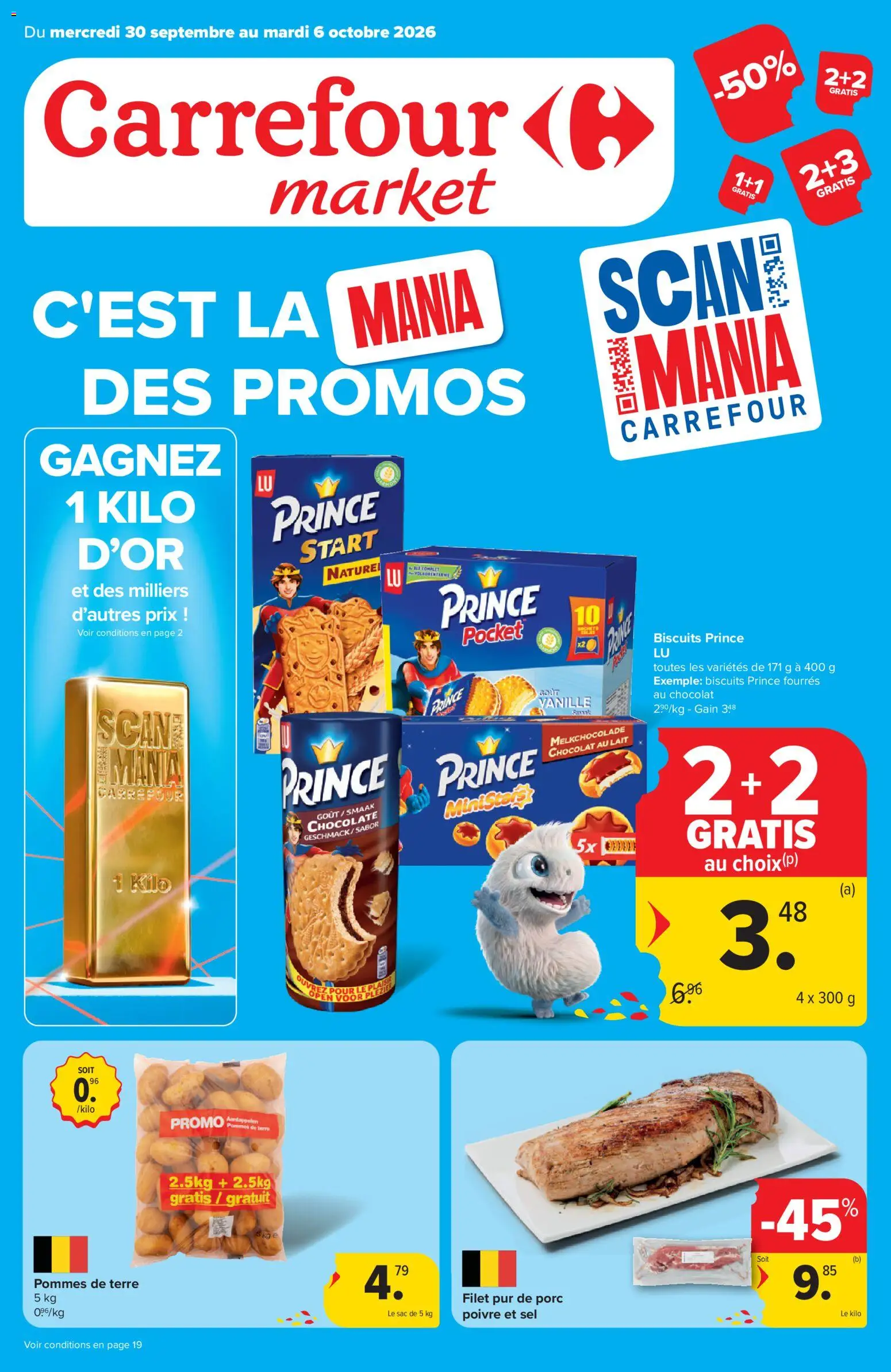 Voorbeeld van Carrefour market Publicité van winkel Carrefour market geldig vanaf 30/09/2026