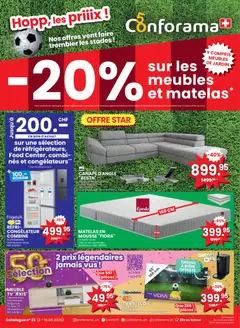 Vorschau des Merkblatts Conforama aktionen FR vom Shop Conforama gültig von 03.06.2026 bis 16.06.2026