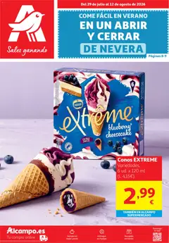 Vista previa del folleto de la tienda Alcampo válido desde el 29/07/2026 