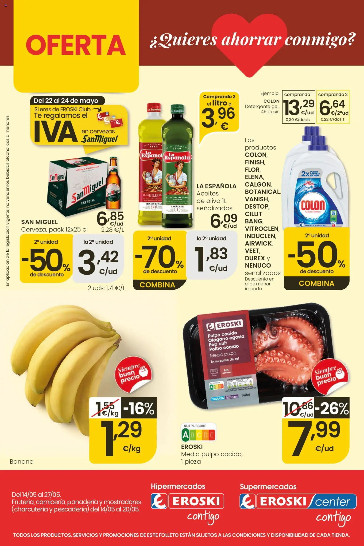 Vista previa del folleto de la tienda Eroski válido desde el 14/05/2026 