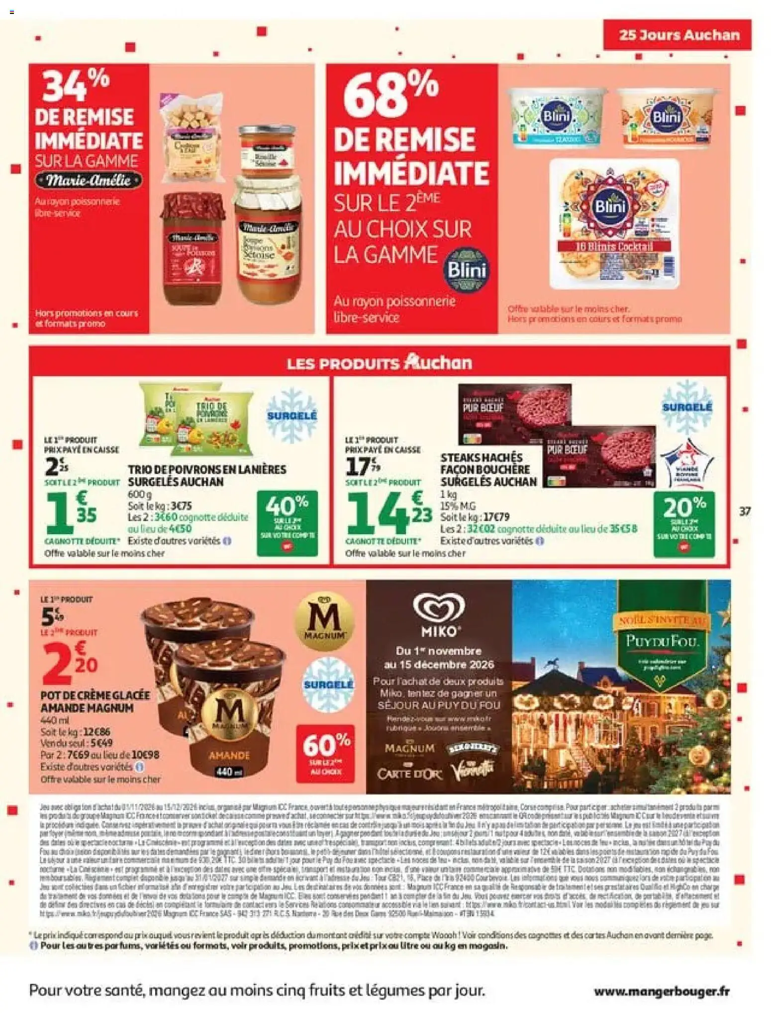 Prévisualisation de Auchan 25 jours 2 hypers du magasin Auchan formulaire valide 03/11/2026