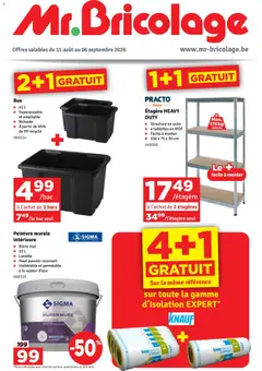 Voorbeeld van Mr Bricolage Folder / Publicité van winkel Mr Bricolage geldig vanaf 11/08/2026