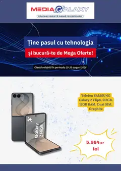 Previzualizarea de cataloage: Media Galaxy Media Galaxy Catalog valabil de la 20.08.2026