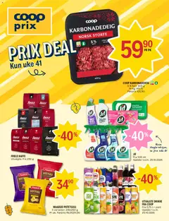 Forhåndsvis Coop Prix kundeavis fra butikk Coop Prix gyldig fra 05/10/2026