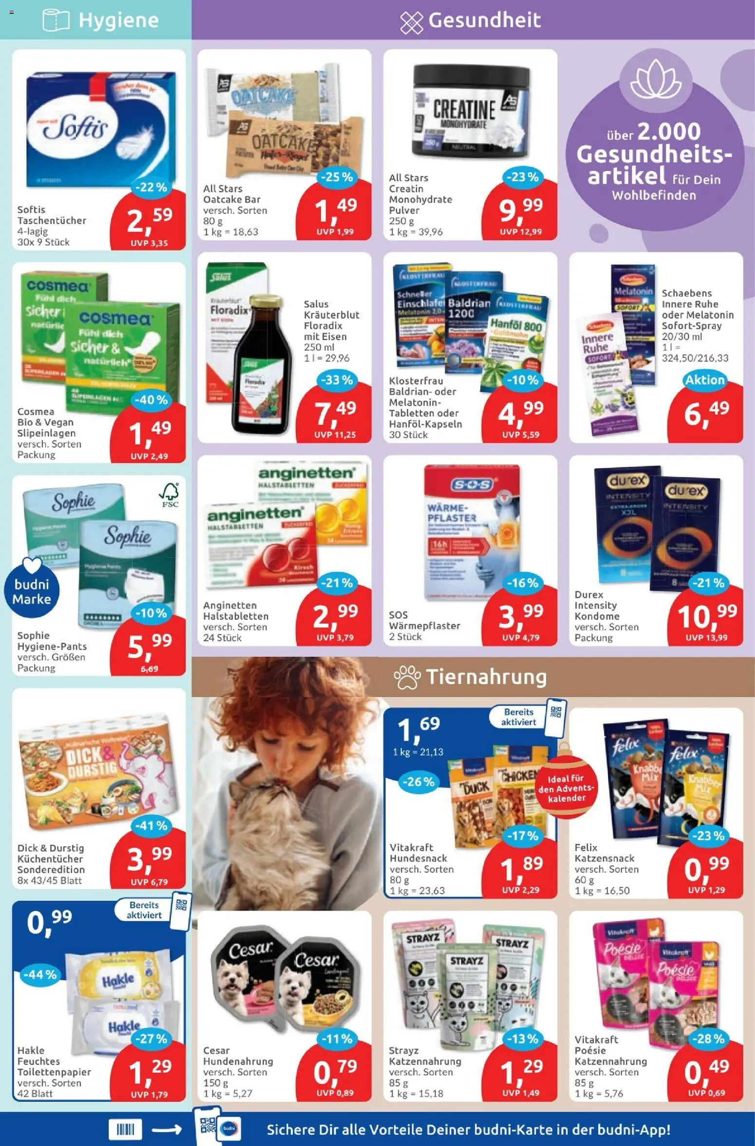 Vorschau von dem Prospekt des Geschäftes Budni, gültig ab dem 02.11.2026 - Toilettenpapier, Taschentücher, Feuchtes Toilettenpapier