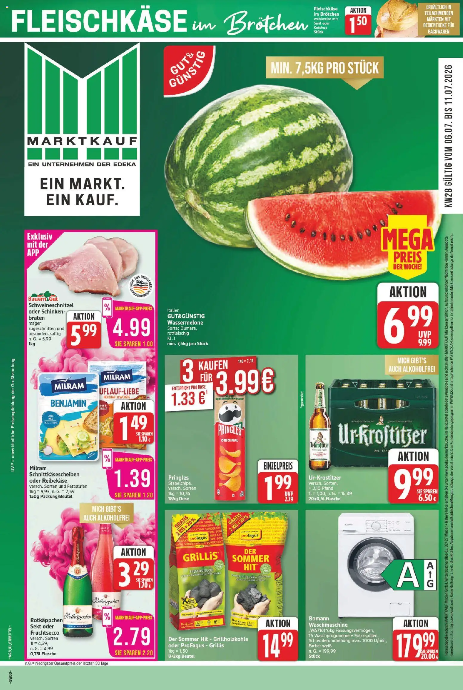 Vorschau von dem Prospekt des Geschäftes Marktkauf, gültig ab dem 06.07.2026